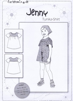 Farbenmix Schnittmuster JENNY - Tunika-Shirt