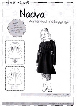 Farbenmix Schnittmuster NADYA - Winterkleid mit Leggings