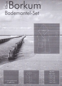 Farbenmix Schnittmuster kleinBORKUM - Bademantel-Set