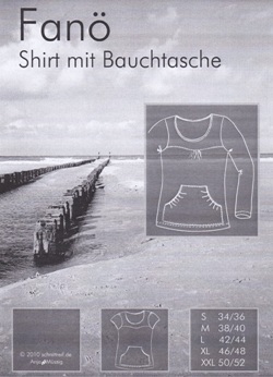 Farbenmix Schnittmuster FANÖ - Shirt mit Bauchtasche