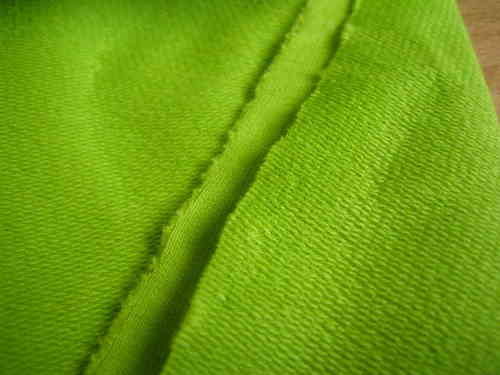 Stretchsweat uni 10491-68 lime - grün