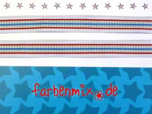 Webband Farbenmix Streif-o-meter 15 mm bunt