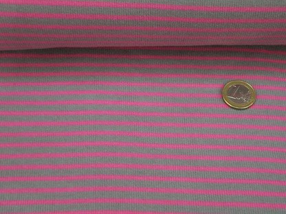 80 cm Umfang Ringelbündchen 124.376-3018 Grau Rosa