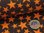 Baumwoll-Stretchjersey Sterne 124.377-3020 Braun Orange