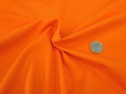 Stretchjersey "Single Knit" uni RS0179-034 Orange