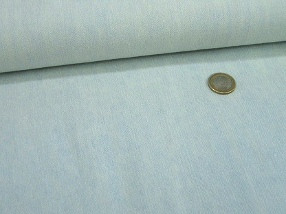 Hemden-Jeans Denim marmoriert 06-0060 Wollweiß Hellblau