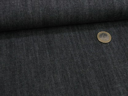 Jeansware leicht elastisch uni streifig 44423 Anthrazit