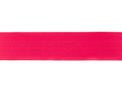 Farbiges Gummiband Uni 40mm 41405 Pink