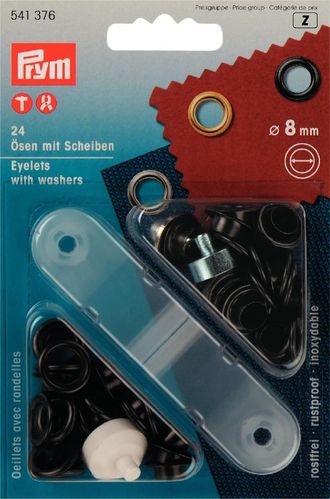 Ösen und Scheiben MS 8mm Altmessing