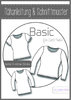 Basic Tunika/Shirt Kids - DIN A 0 Schnittmuster und Anleitung als Broschüre