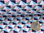 French Terry "Triangles" 01358.005 Blau Altrosa Weiß
