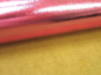 Kreativpapier Nähpappe Metallic 000436 Rosa