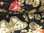 Wintersweat floral Schmetterlinge digital FVJ-1475 Schwarz