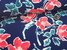 French Terry "Upside down" floral 131.802-3009 Blau