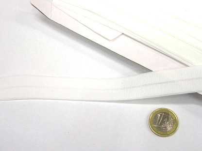 Gummifalzband Rippoptik 1cm 31331 Weiß
