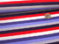 Baumwolldruck Streifen maritim 13092/045 Blaulila Rot Weiß