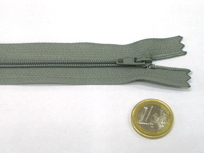 20 cm Reißverschluss fein "Pantalon Jupe" 1901-577 Grau