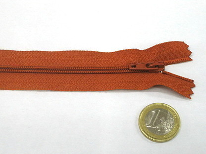 20 cm Reißverschluss fein "Pantalon Jupe" 1901-850 Rost