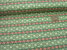 Weihnachts-Baumwolldruck Ornament 570563 Blassgrün Rot Vanille
