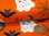 Baumwolldruck Halloween Geister 133.170-0004 Orange
