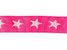 Synthetik-Gurtband Sterne 40mm 41765 Pink