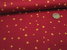 Baumwolldruck "Weihnachten" Sterne 100339 Dunkelrot