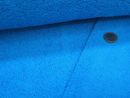 Baumwoll-Handtuchfrottee Uni 02900/104 Türkisblau