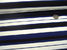 Romanitjersey Streifen 126.805-0801 Schwarz Weiß Blau