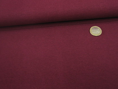 70 cm Umfang Feinstrickbündchen Uni RS0220-118 Bordeaux
