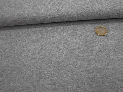 70 cm Umfang Feinstrickbündchen Melange RS0220-167 Dunkelgrau