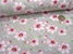 Baumwoll-Stretchjersey "Spring Blossom" GOTS 08290.009 Grau