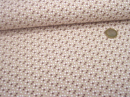 Baumwolldruck "Multi Dots" Punkte KC0513-013 Altrosa