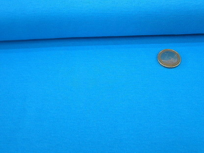 70 cm Umfang Feinstrickbündchen Uni 08766.043 Aquablau