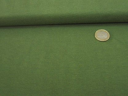 70 cm Umfang Feinstrickbündchen Uni 08766.050 Olivgrün