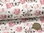 Popeline Baumwolldruck Rosen Schmetterling digital 183017 Weiß