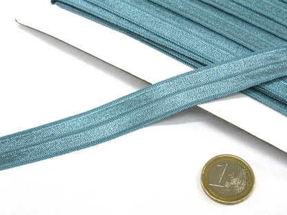 Gummifalzband glänzend 15mm 184163 Stahlblau
