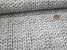 Leichter Wintersweat "Cosy Knit Look" Strickoptik 08187.002 Grau