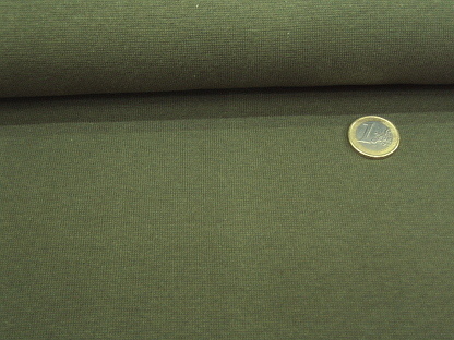 70 cm Umfang Feinstrickbündchen Uni 124.570-0835 Moosgrün