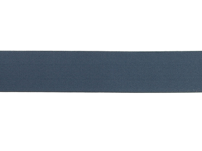 Farbiges Gummiband Uni 40mm 181897 Jeansblau