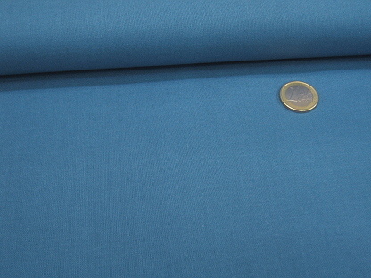 Baumwollstoff Fahnentuch Uni RS0065-203 Jeansblau