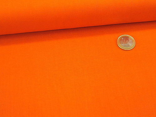 Baumwollstoff Fahnentuch Uni  RS0065-234 Orange