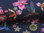 Baumwoll-Stretchjersey floral Kolibri digital 7867.008 Marine