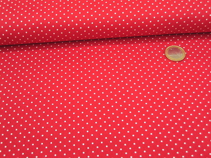 Baumwolldruck "Petit Dots" 04948.004 Rot