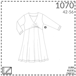 Papierschnittmuster It's A fits Damen 1070 Kleid