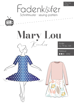 Fadenkäfer Papierschnittmuster MARY LOU Kinder Kleid